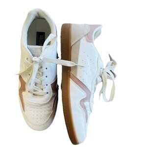 Rachel Roy Lacey Sneaker White And Blush Size 8.5 NWOT